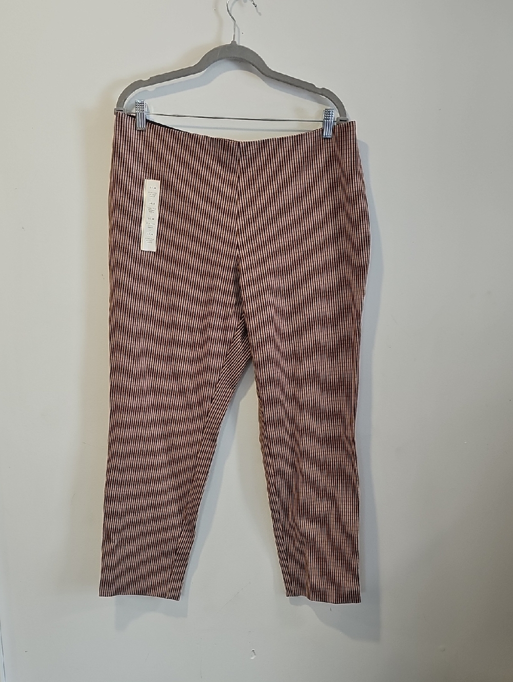 a new day Brown Striped Chinos